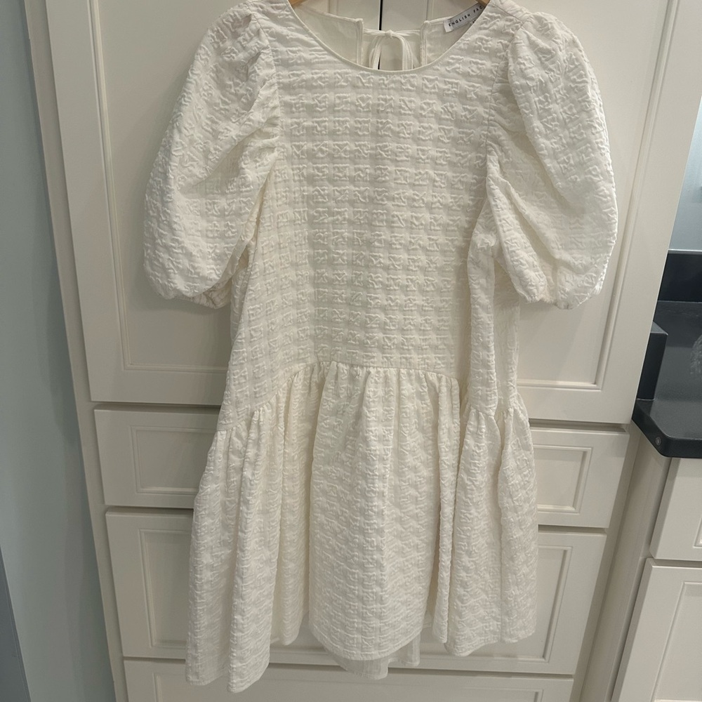 English Factory White Dress